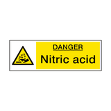 Nitric Acid Hazard Sign | Safety-Label.co.uk