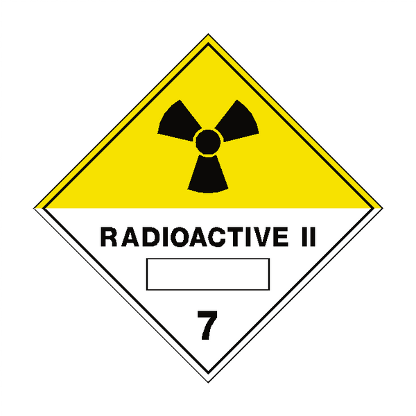 Radioactive II 7 Label | Safety-Label.co.uk