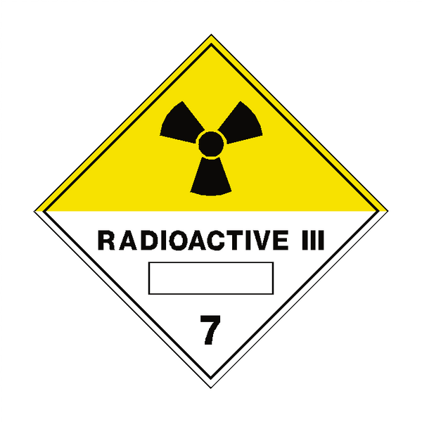 Radioactive III 7 Label