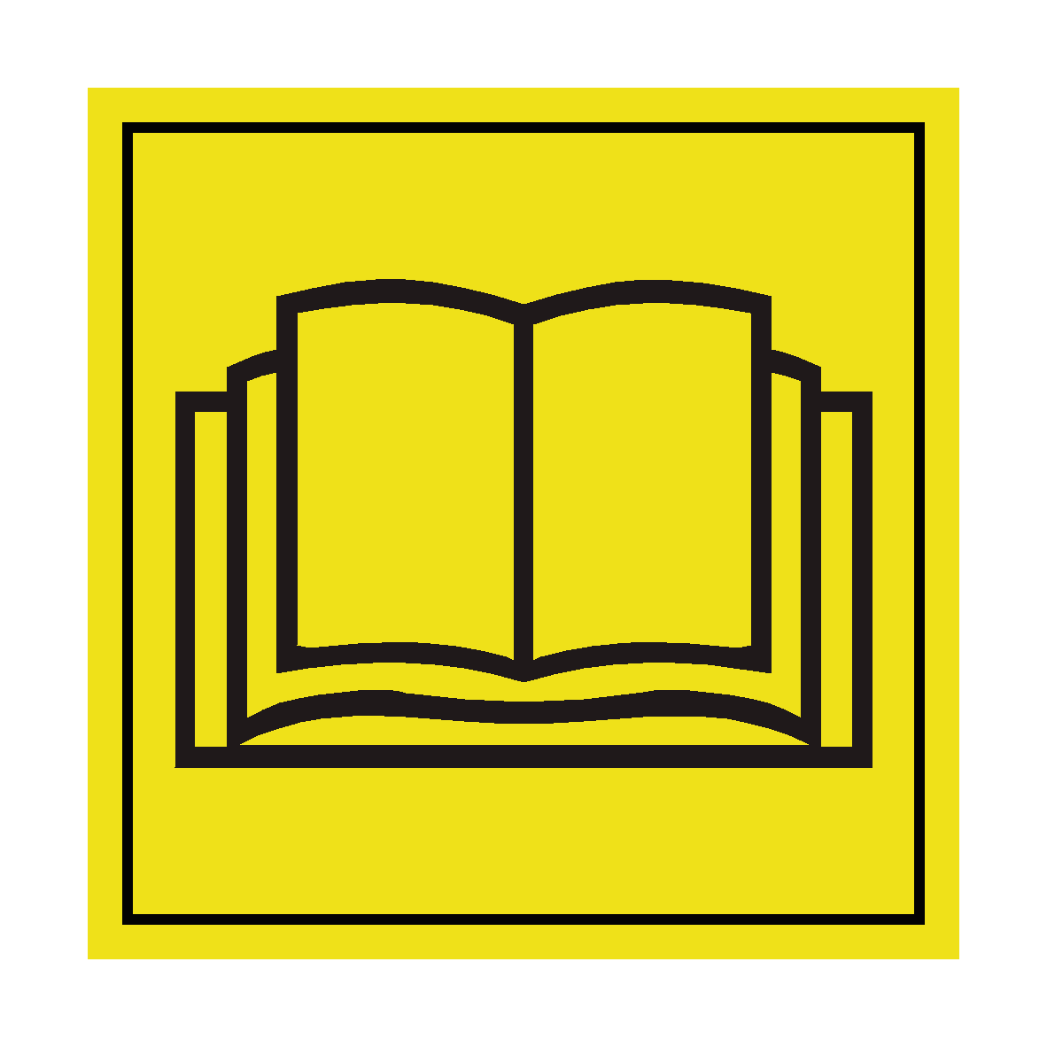 Read Operator's Manual ISO 11684 Label | Safety-Label.co.uk