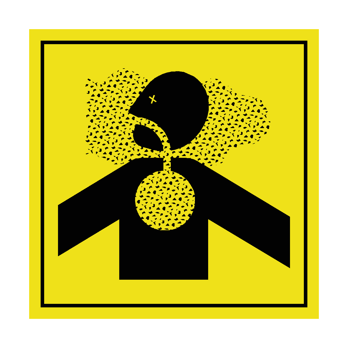 Risk Of Asphyxiation ISO Label