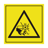 Rotating Fan Blade ISO Label | Safety-Label.co.uk