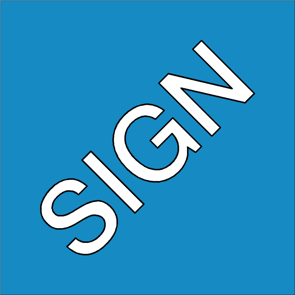 Sign Template - 300x100mm | Safety-Label.co.uk
