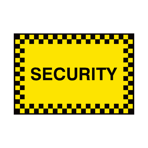 General Security Sign | Safety-Label.co.uk