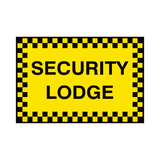 Security Lodge Sign | Safety-Label.co.uk