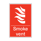 Smoke Vent Sticker | Safety-Label.co.uk