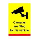 Cameras Fitted To This Vehicle Sticker | Safety-Label.co.uk