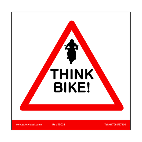Think Bike HGV Sticker | Safety-Label.co.uk
