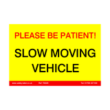 Slow Moving Vehicle HGV Sticker | Safety-Label.co.uk