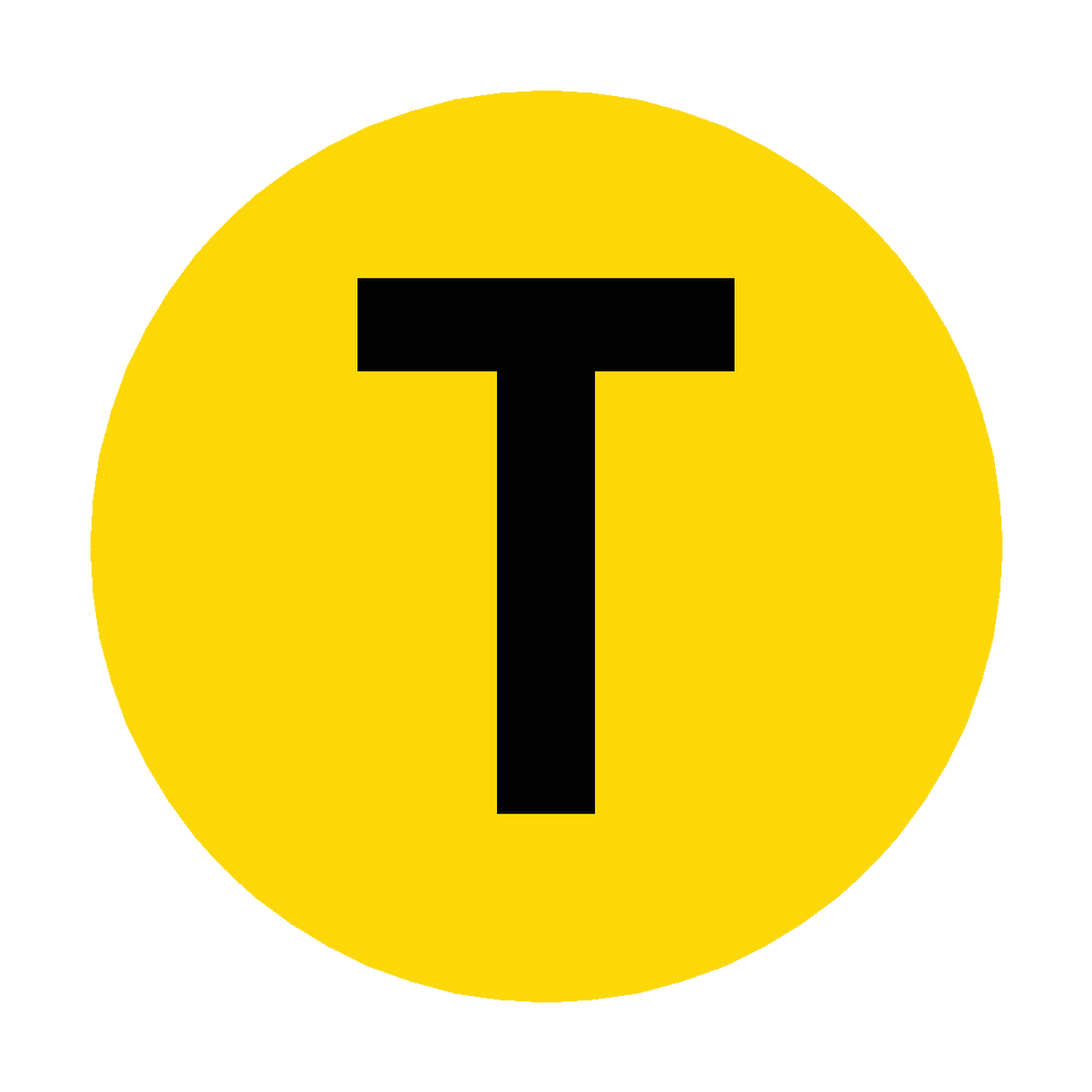 Letter T Floor Marker | Safety-Label.co.uk