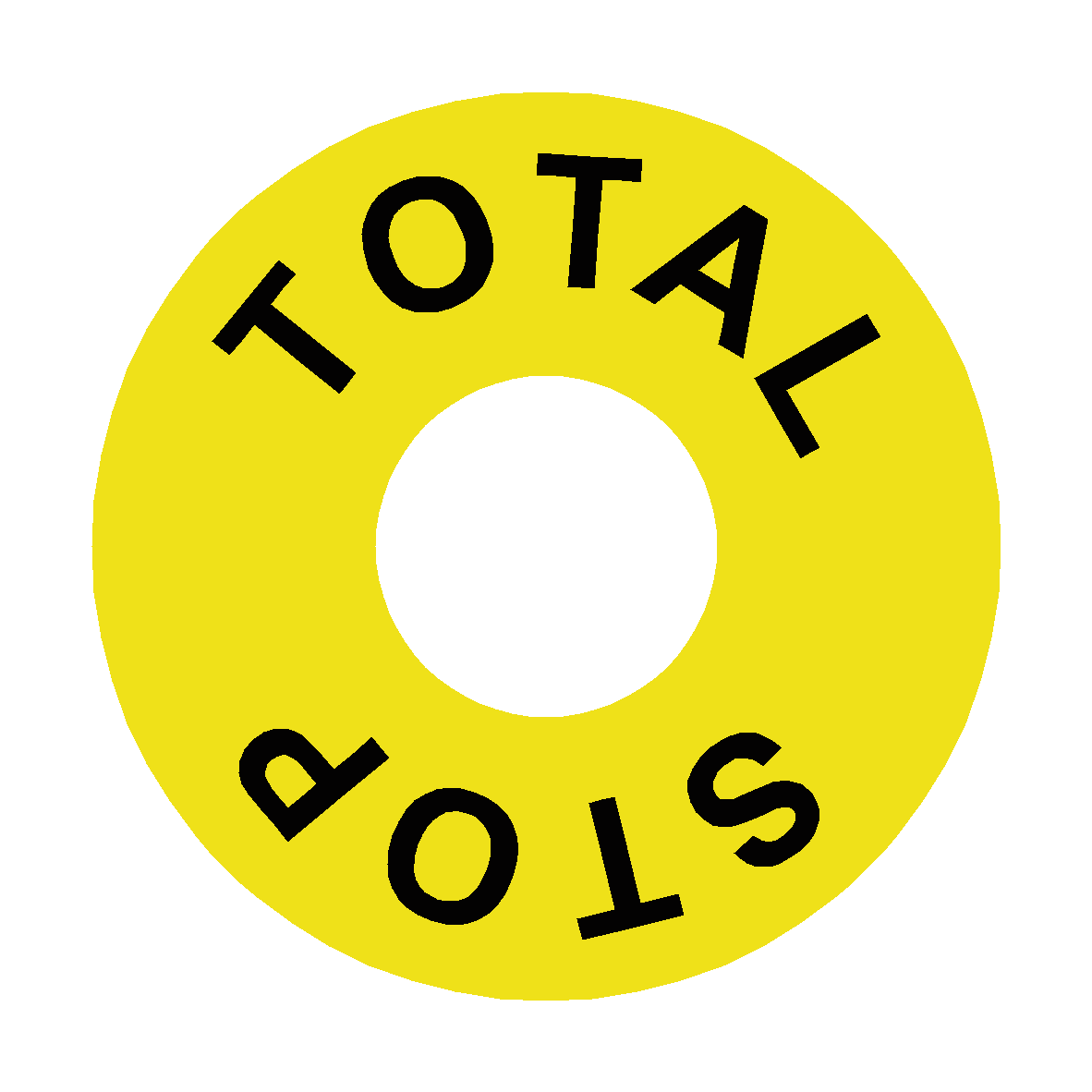 Total Stop Legend Label