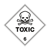 Toxic 6 Label | Safety-Label.co.uk