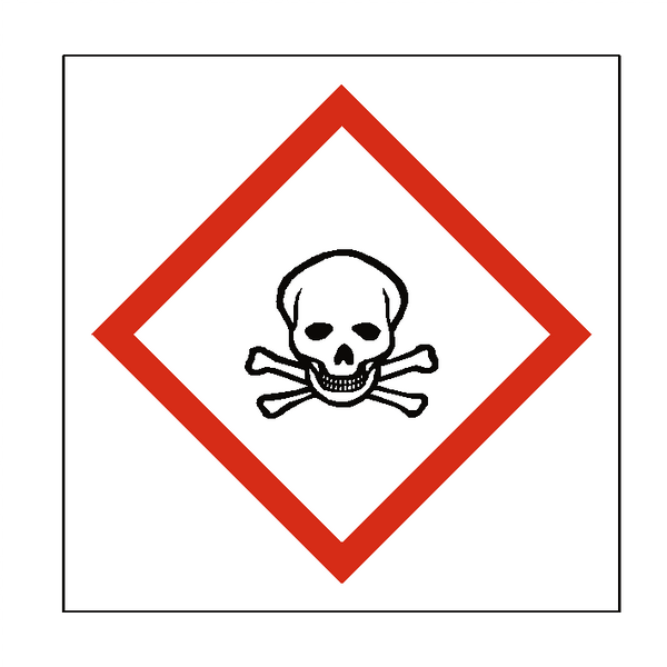Toxic COSHH Sign | Safety-Label.co.uk