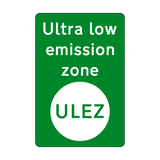 ULEZ Green Zone Sticker | Safety-Label.co.uk