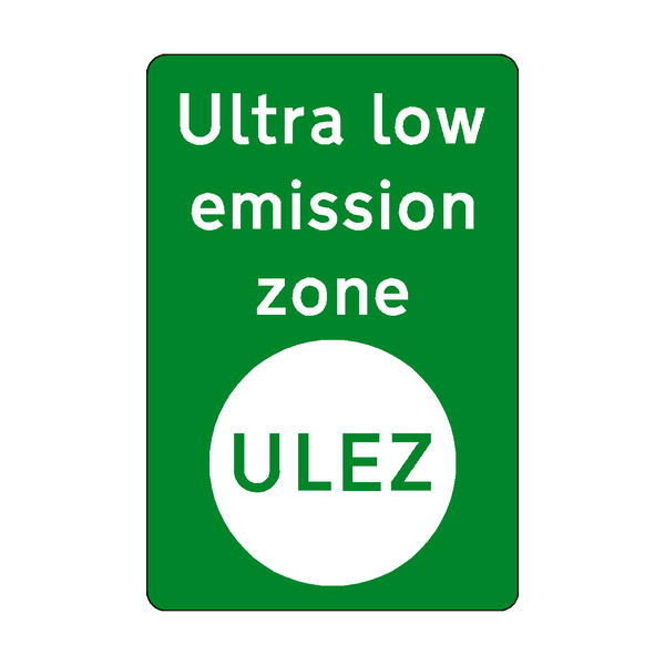 ULEZ Green Zone Sticker | Safety-Label.co.uk