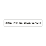 Ultra Low Emission Text Sticker | Safety-Label.co.uk