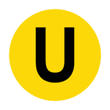 Letter U Floor Marker | Safety-Label.co.uk