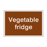 Vegetable Sign | Safety-Label.co.uk