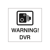 Warning DVR Vehicle Sticker | Safety-Label.co.uk