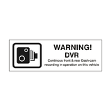 DVR Recording Equipment Safety Sticker | Safety-Label.co.uk