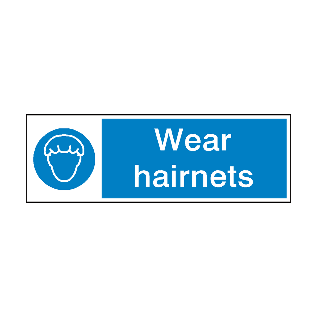 Wear Hairnets Hygiene Sign | Safety-Label.co.uk