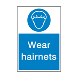 Wear Hairnets Sign | Safety-Label.co.uk