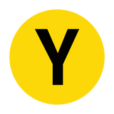 Letter Y Floor Marker | Safety-Label.co.uk