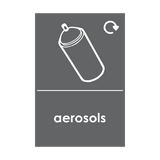 Aerosols Waste Recycling Signs | Safety-Label.co.uk