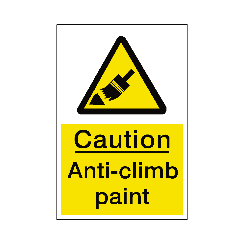 Anti climb on sale paint