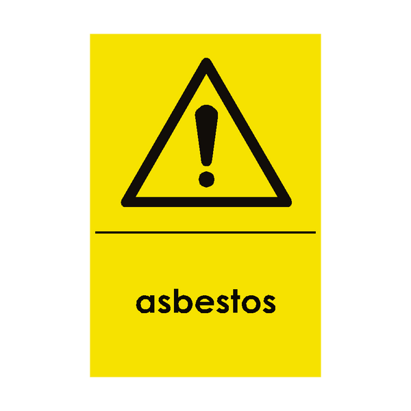 Asbestos Hazardous Waste Recycling Sticker | Safety-Label.co.uk