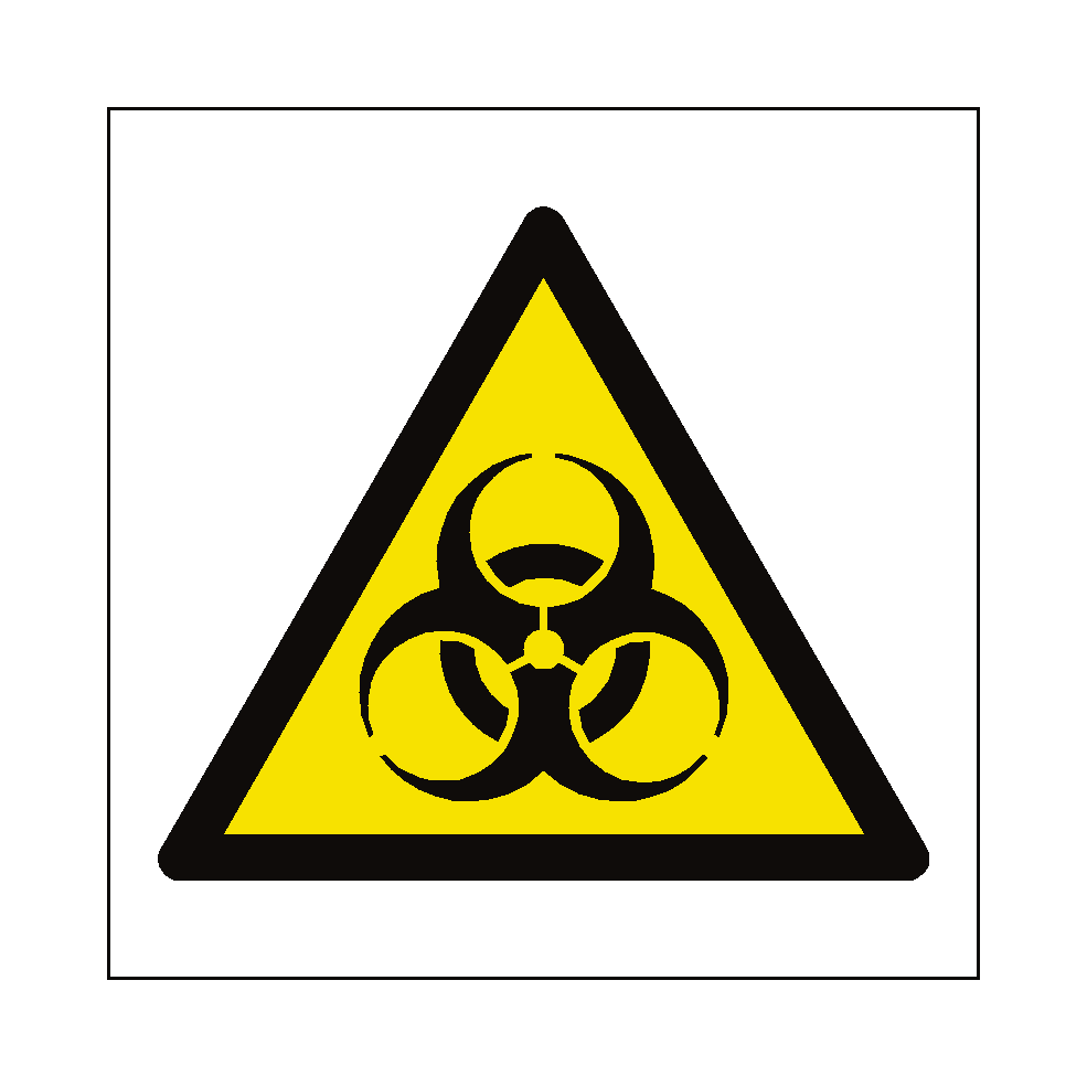 Biological Hazard Symbol Sign