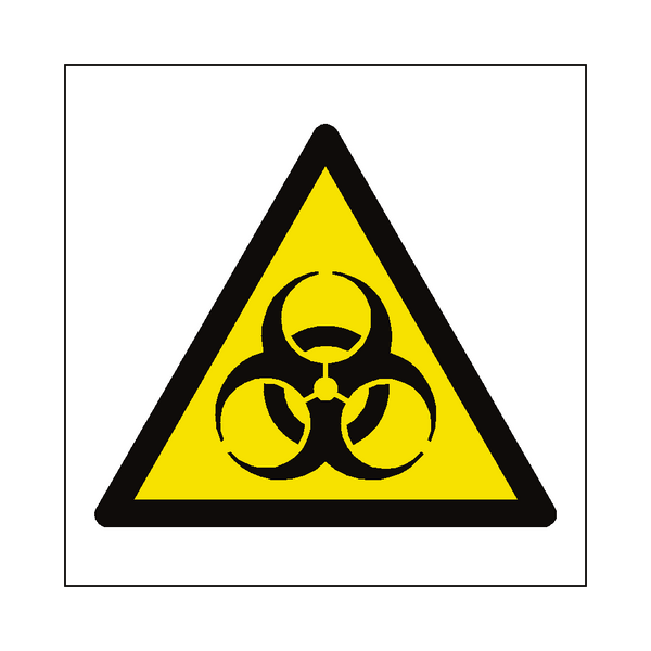 Biological Hazard Symbol Label | Safety-Label.co.uk
