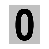 Number Stickers (Printed) | Safety-Label.co.uk