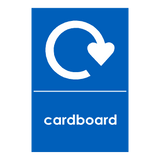 Recycling Cardboard Sticker | Safety-Label.co.uk
