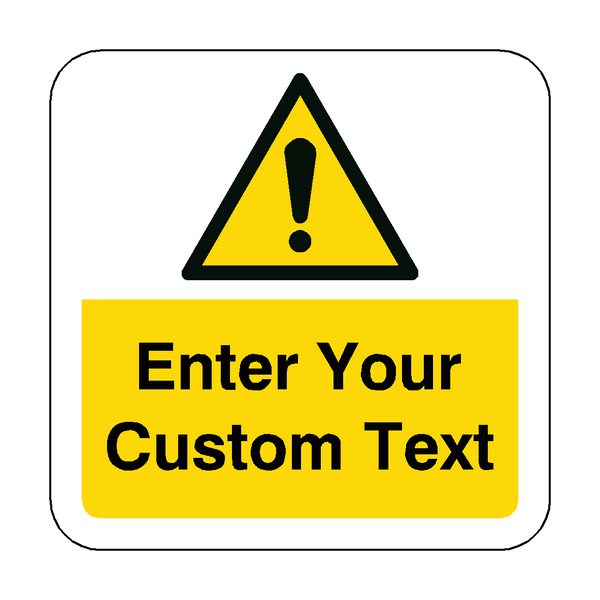 Custom Hazard Floor Graphics Sticker | Safety-Label.co.uk