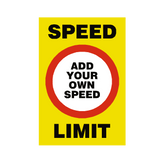 Custom Mph Speed Limit Sign | Safety-Label.co.uk