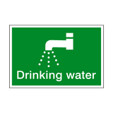 Drinking Water Sign | Safety-Label.co.uk