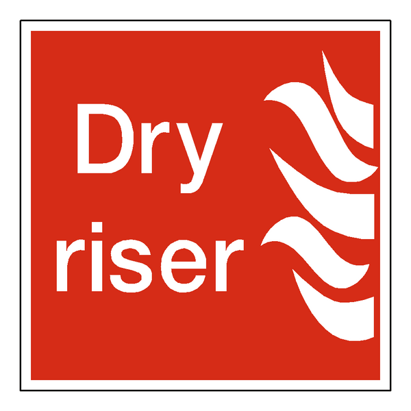Dry Riser Label | Safety-Label.co.uk
