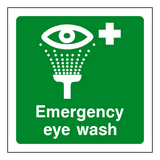 First Aid Emergency Eye Wash Sign | Safety-Label.co.uk