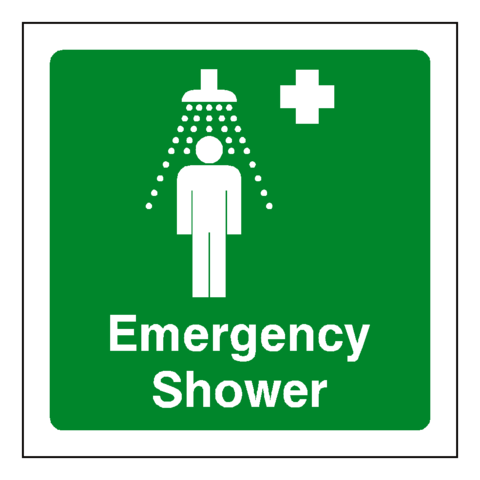 Safety Shower Sign