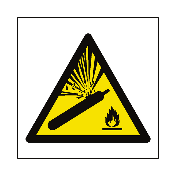 Explosive Material Symbol Sign | Safety-Label.co.uk