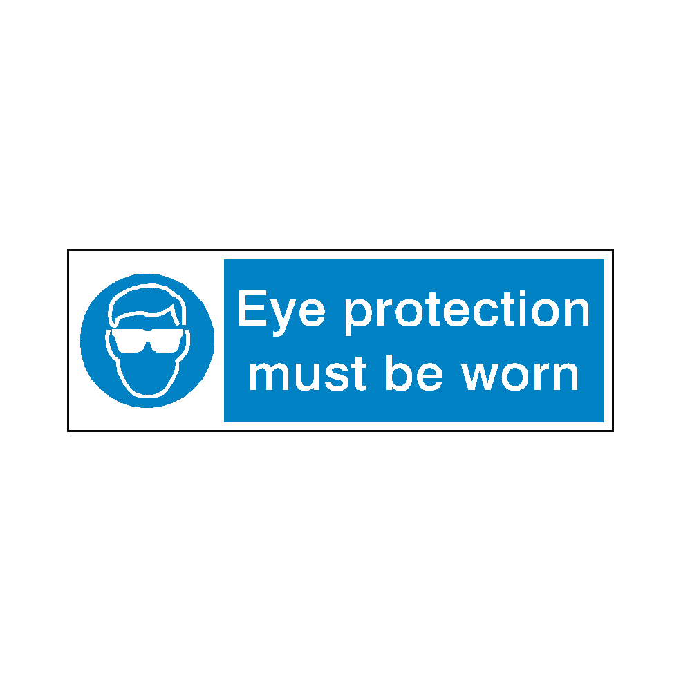 Eye Protection Safety Sign | Safety-Label.co.uk