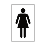 Female Toilet Mandatory Sign | Safety-Label.co.uk