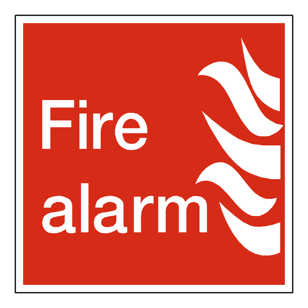 Fire Alarm Label | Safety-Label.co.uk