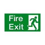 Fire Exit Sign Right | Safety-Label.co.uk