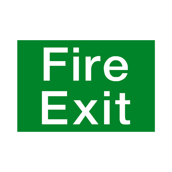 Fire Exit Sign