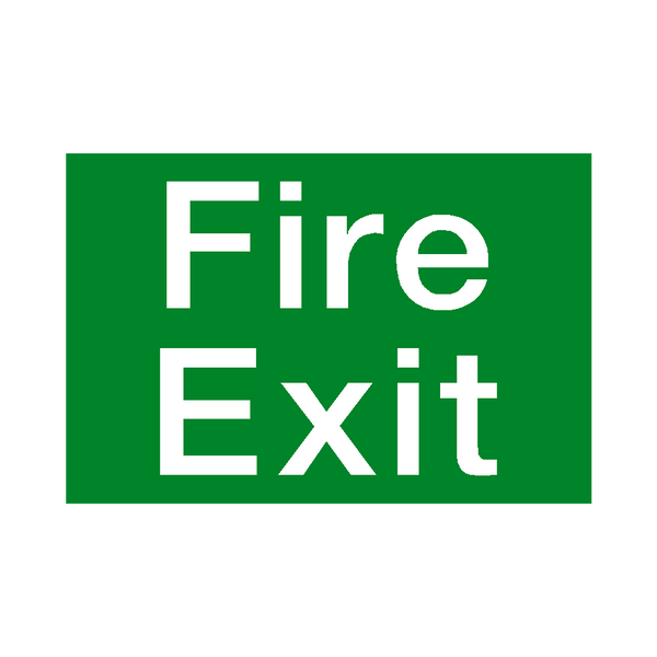 Fire Exit Sticker | Safety-Label.co.uk
