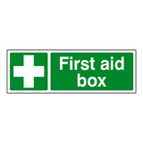 First Aid Box Label | Safety-Label.co.uk