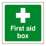 First Aid Box Sticker | Safety-Label.co.uk