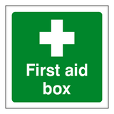 First Aid Box Sign | Safety-Label.co.uk